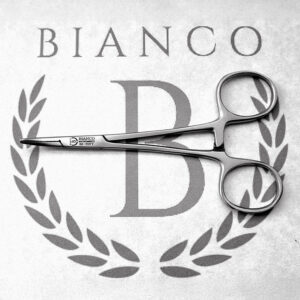 Bianco Instruments 4.5 in. Mosquito Hemostat, Curved