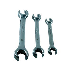 K Tool International 3-Piece Metric Flare Nut Wrench Set