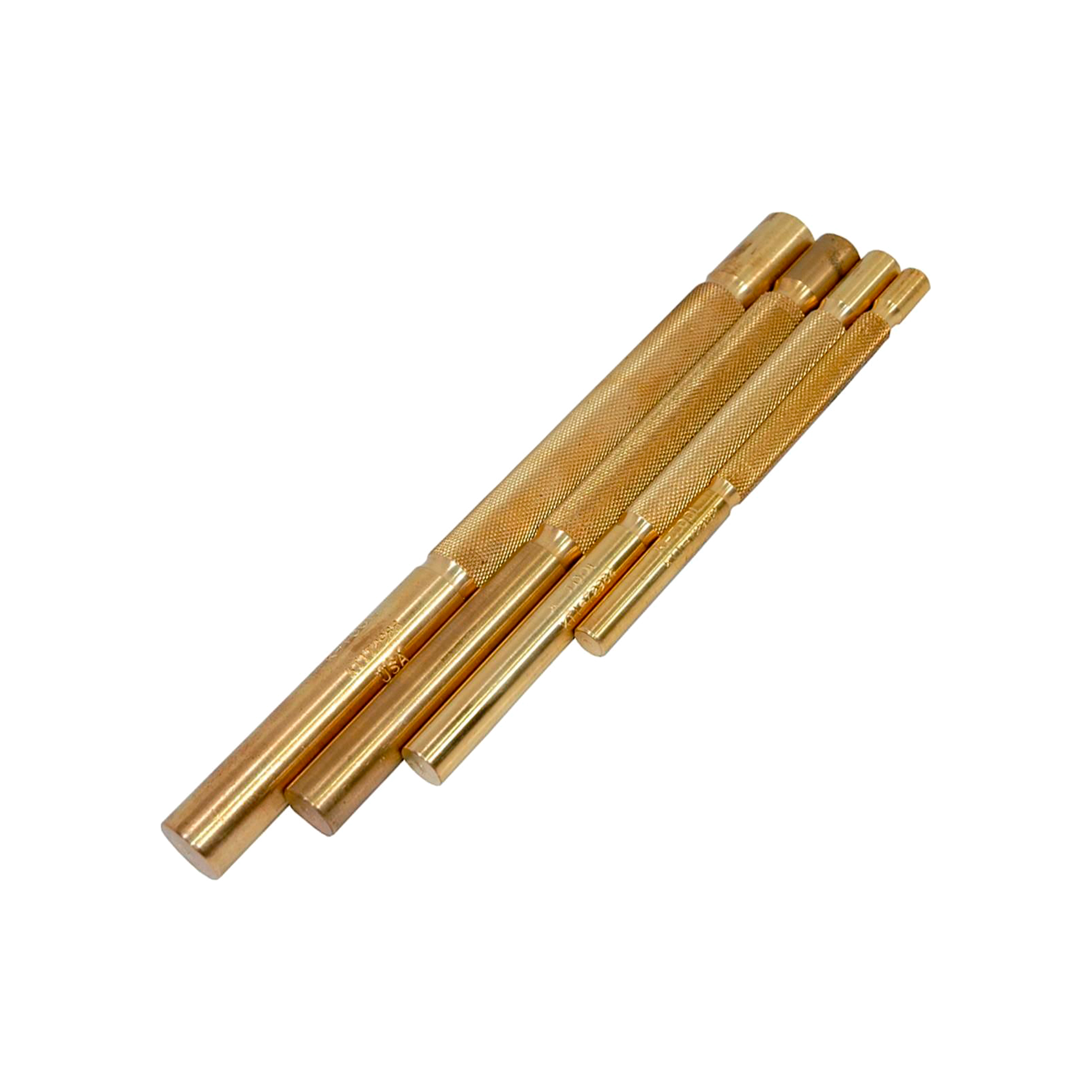 K Tool International 4-Piece Brass Punch Set