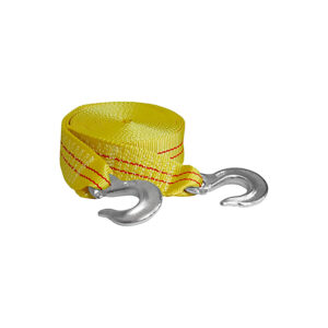 K Tool International Tow Strap with Forged Hooks, 3 in. x 30 ft.