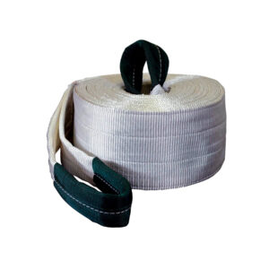 K Tool International Tow Strap with Looped Ends, 3 in. x 20 ft.