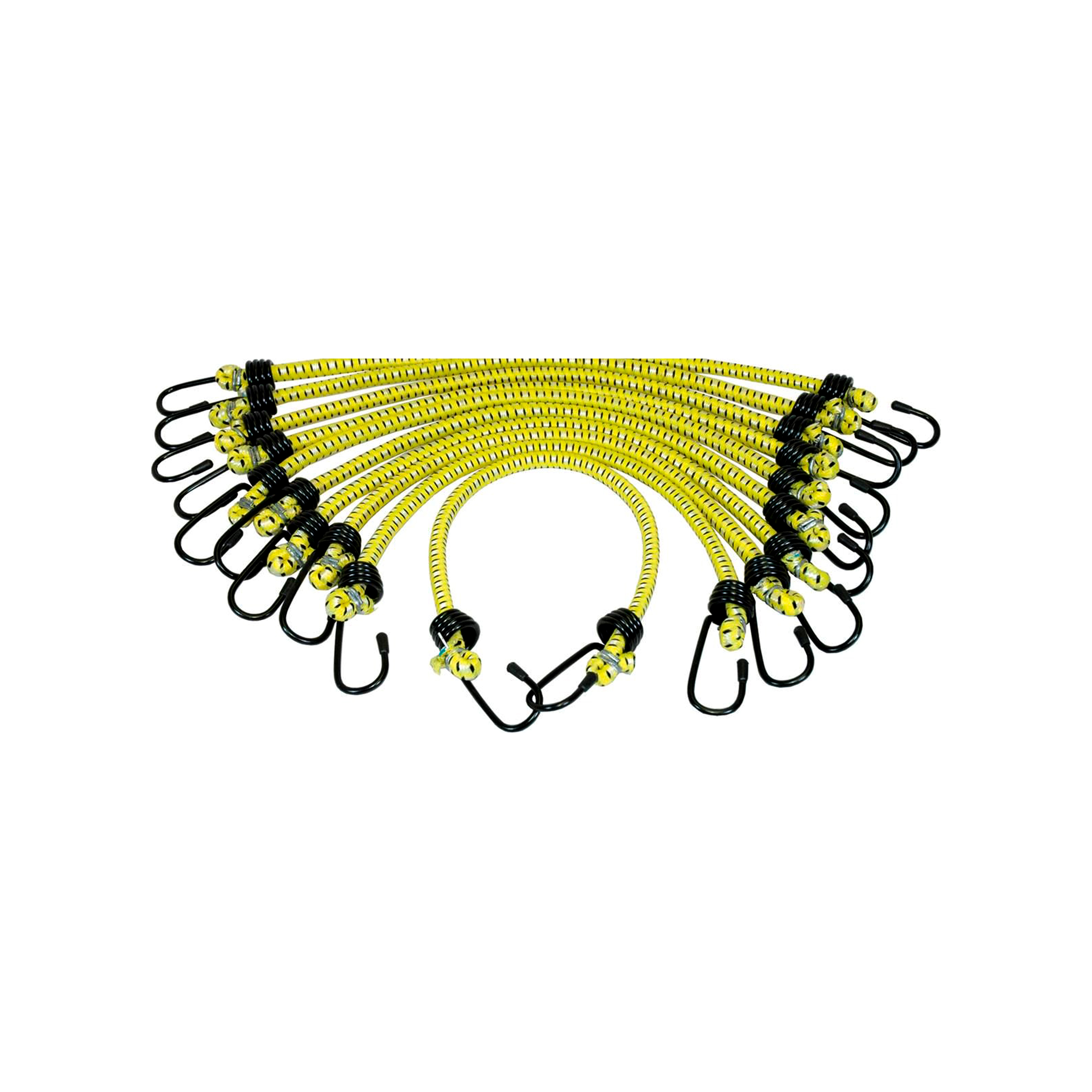 K Tool International 10-Pack Bungee Cords, 3/8 in. x 18 in.
