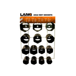Lang 14-Piece Axle Nut Socket Display