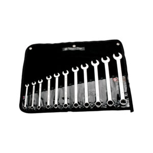 11-Piece Combination Wrench Set, WrightGrip® 2.0, 12-Point, Satin, 3/8–1 in.