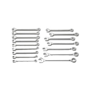 16-Piece Combination Wrench Set, WrightGrip® 2.0, 12-Point, Satin, 1-5/16–2-1/2 in.