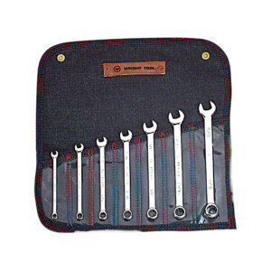 7-Piece Full Polish Combination Wrench Set, 12-Point, 1/4–1/2 in.