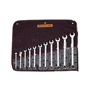 11-Piece Combination Wrench Set, 12-Point, Full Polish