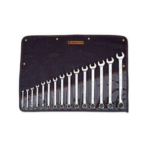 15-Piece Combination Wrench Set, 12-Point, Full Polish